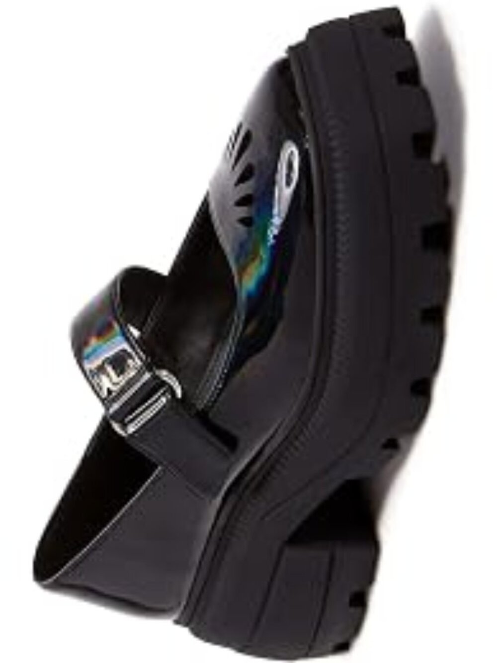KATY PERRY 'The Geli' Combat Mary Jane, BLACK - Picture 1 of 5